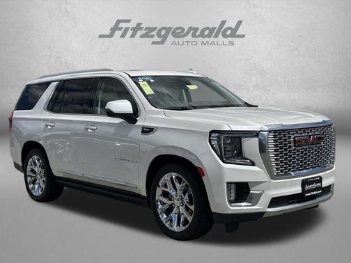 White Frost Tricoat 2021 GMC Yukon Denali