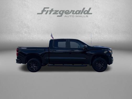 Black 2025 Chevrolet Silverado 1500 Custom Trail Boss