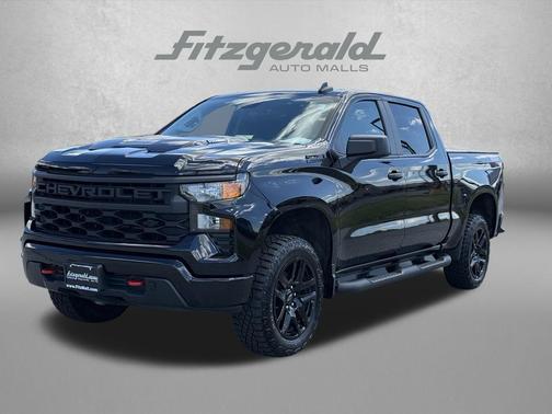 Black 2025 Chevrolet Silverado 1500 Custom Trail Boss