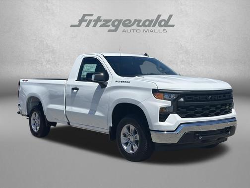 Summit White 2026 Chevrolet Silverado 1500 WT