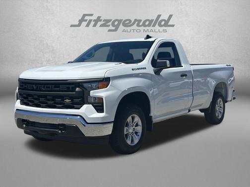 Summit White 2026 Chevrolet Silverado 1500 WT