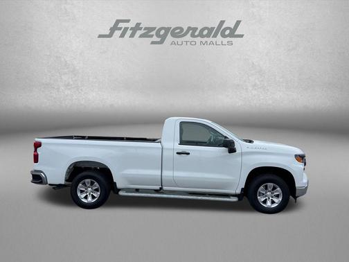 Summit White 2025 Chevrolet Silverado 1500 WT