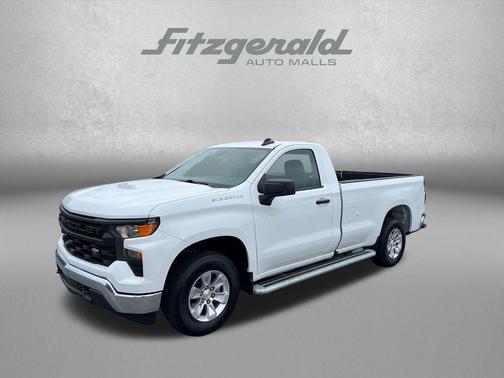 Summit White 2025 Chevrolet Silverado 1500 WT