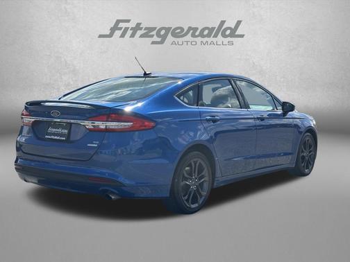 LIGHTNING BLUE 2018 Ford Fusion SE