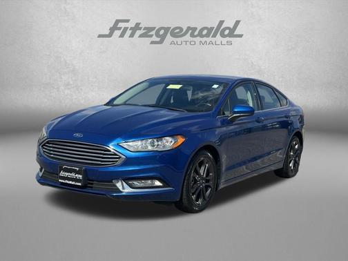 LIGHTNING BLUE 2018 Ford Fusion SE