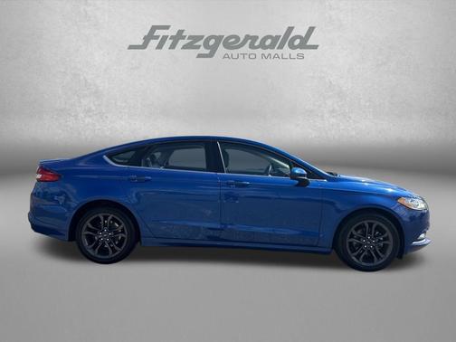 LIGHTNING BLUE 2018 Ford Fusion SE