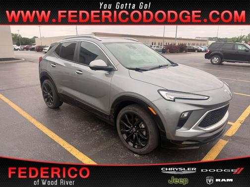 Moonstone Gray Metallic 2024 Buick Encore GX Sport Touring