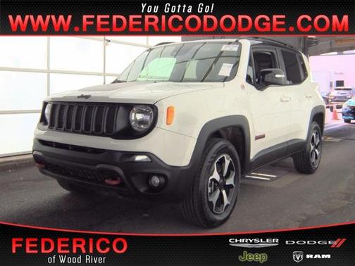 Alpine White Clearcoat 2022 Jeep Renegade Trailhawk