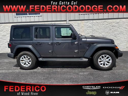 Granite Crystal Clearcoat Metallic 2023 Jeep Wrangler Sport S