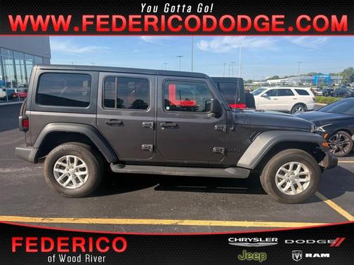 Granite Crystal Clearcoat Metallic 2023 Jeep Wrangler Sport S