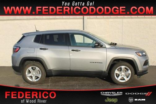 Billet Silver Metallic Clearcoat 2023 Jeep Compass Sport