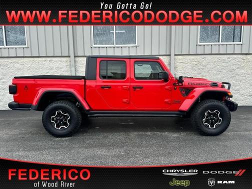 Firecracker Red Clearcoat 2021 Jeep Gladiator Rubicon