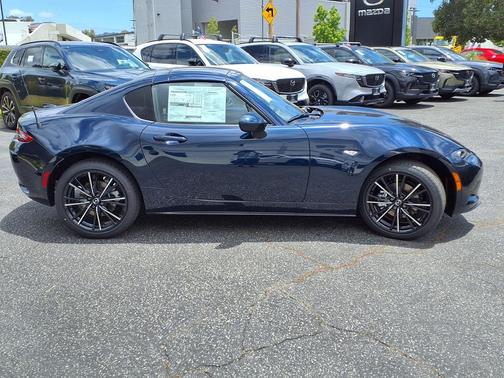 Deep Crystal Blue Mica 2026 Mazda MX-5 Miata RF Grand Touring