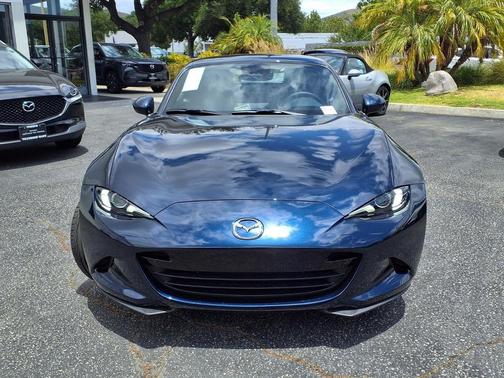 Deep Crystal Blue Mica 2026 Mazda MX-5 Miata RF Grand Touring