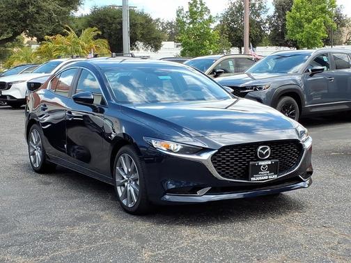Deep Crystal Blue Mica 2026 Mazda Mazda3 FWD w/Preferred Package