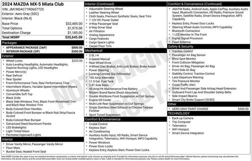 2024 Mazda MX-5 Miata Club