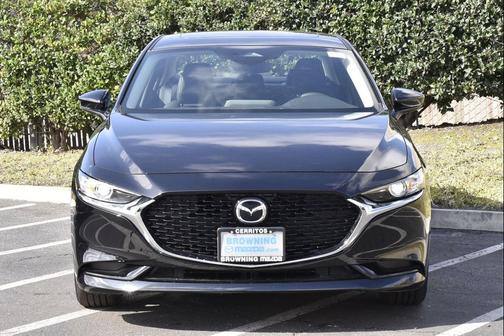 Jet Black Mica 2026 Mazda Mazda3 FWD w/Preferred Package