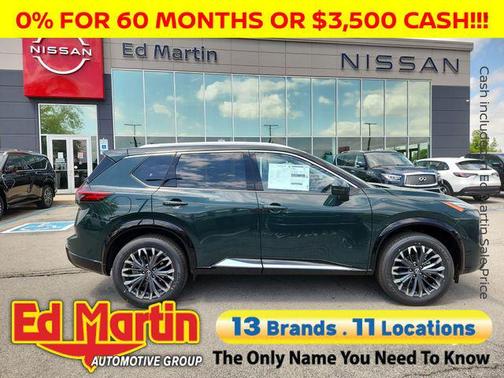 Obsidian 2026 Nissan Rogue Platinum