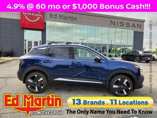 Deep Blue Pearl 2026 Nissan Kicks SR