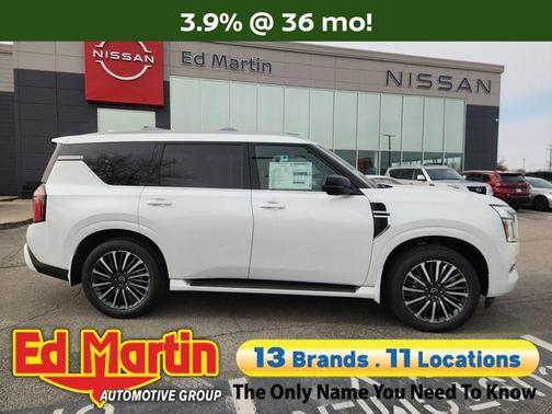 White Pearl 2026 Nissan Armada Platinum Reserve