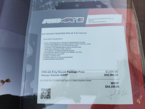 2026 Nissan Frontier PRO-4X