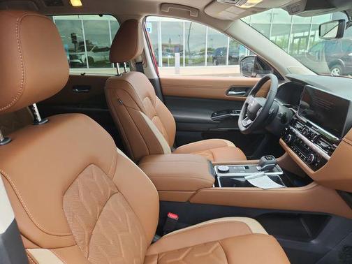 Scarlet 2026 Nissan Pathfinder Platinum