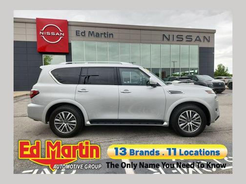Brilliant Silver Metallic 2024 Nissan Armada SL 4WD