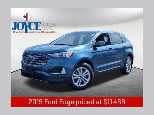 Blue Metallic 2019 Ford Edge SEL