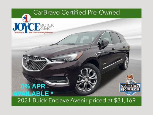 Rich Garnet Metallic 2021 Buick Enclave Avenir