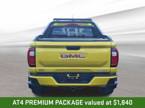 Solar Flare Metallic 2023 GMC Canyon AT4
