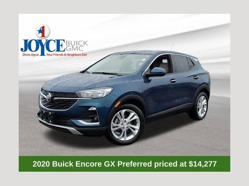 Deep Azure Metallic 2020 Buick Encore GX Preferred