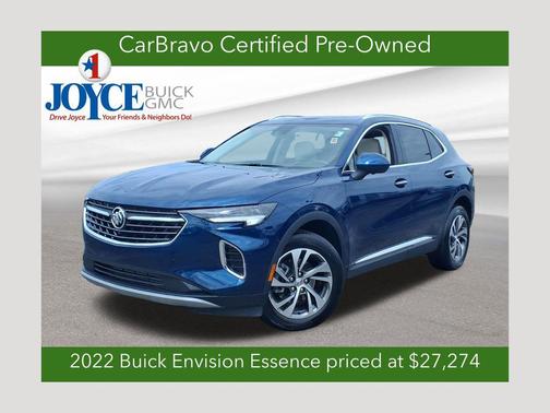 Sapphire Metallic 2022 Buick Envision Essence
