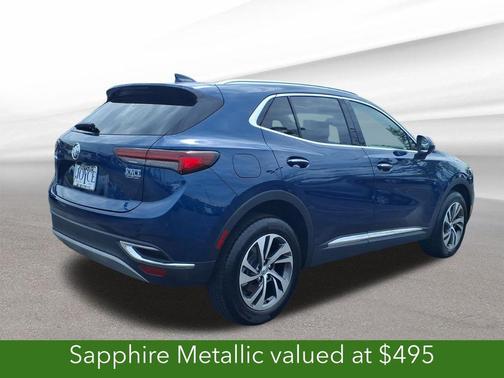 Sapphire Metallic 2022 Buick Envision Essence