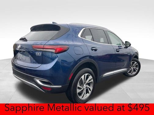 Sapphire Metallic 2022 Buick Envision Essence