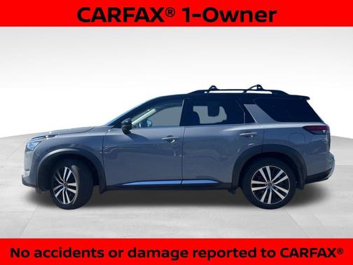 Solid Gray/Super Black 2023 Nissan Pathfinder Platinum