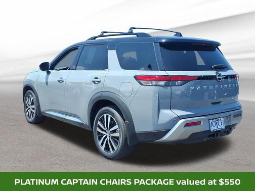 Solid Gray/Super Black 2023 Nissan Pathfinder Platinum