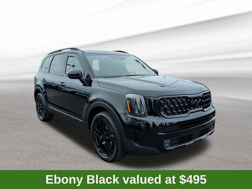 Ebony Black 2025 Kia Telluride SX-Prestige X-Line