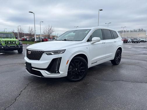 Crystal White Tricoat 2024 Cadillac XT6 Premium Luxury AWD