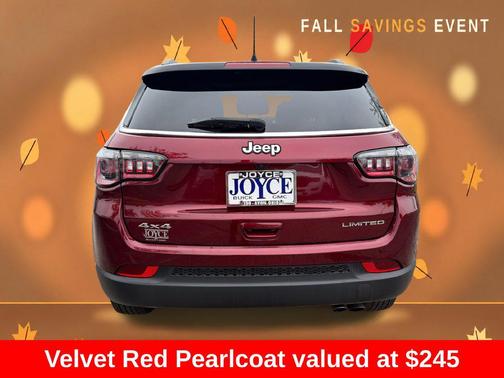 Velvet Red Pearlcoat 2020 Jeep Compass Limited