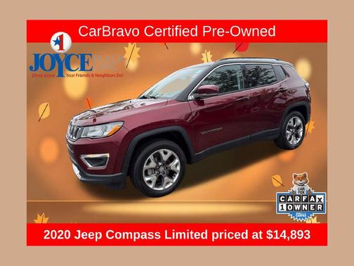 Velvet Red Pearlcoat 2020 Jeep Compass Limited