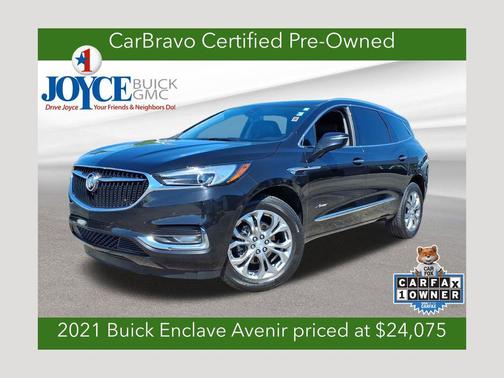 Ebony Twilight Metallic 2021 Buick Enclave Avenir