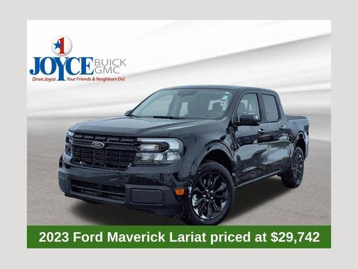 Shadow Black 2023 Ford Maverick Lariat