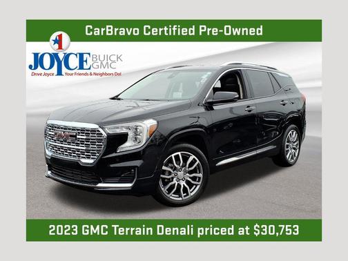 Ebony Twilight Metallic 2023 GMC Terrain Denali