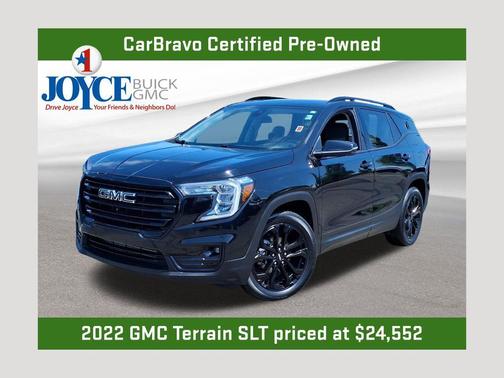 Ebony Twilight Metallic 2022 GMC Terrain SLT