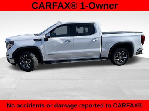 White Frost Tricoat 2024 GMC Sierra 1500 SLT