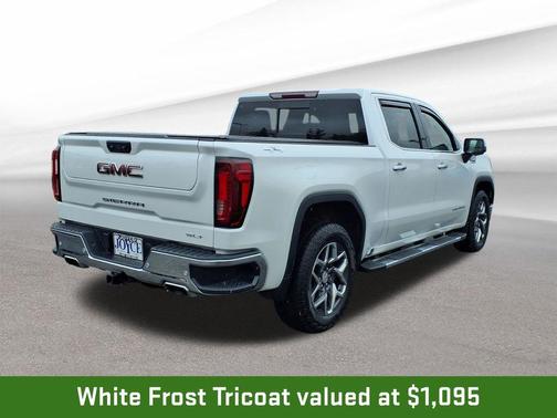 White Frost Tricoat 2024 GMC Sierra 1500 SLT