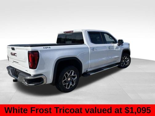 White Frost Tricoat 2024 GMC Sierra 1500 SLT