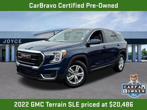 Marine Metallic 2022 GMC Terrain SLE