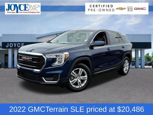 Marine Metallic 2022 GMC Terrain SLE