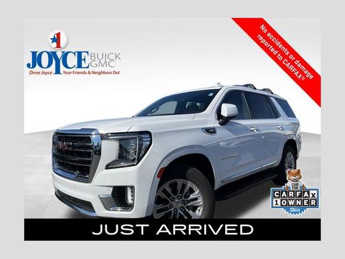 Summit White 2021 GMC Yukon SLT